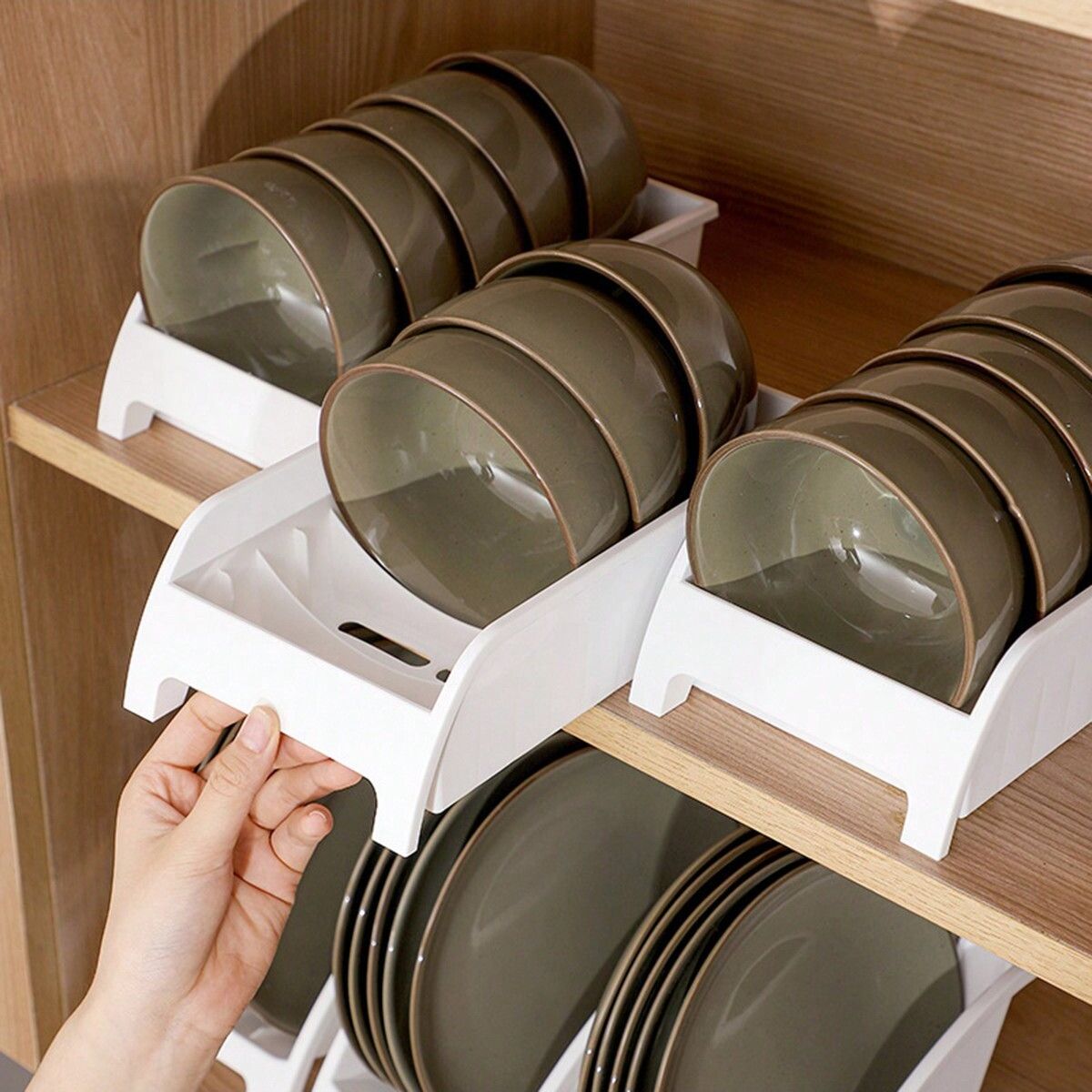 Meal Prep Organizer - 1 قطعة-تسرب المياه للطي استنزاف السلطانية