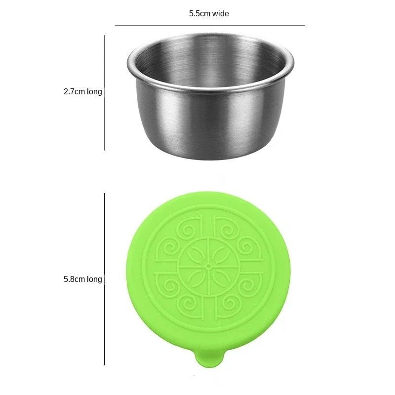 6 قطعة/مجموعة 304 الفولاذ المق - مراجعة Sauce Dipping Cup وسعره