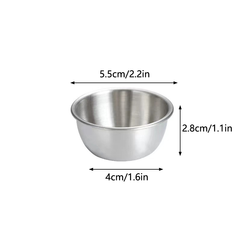 △   طبق توابل صغير من الفولاذ  - مراجعة Sauce Dipping Cup وسعره
