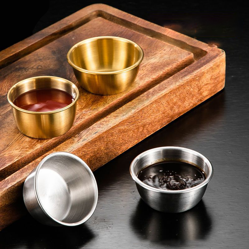 △   طبق توابل صغير من الفولاذ  - مراجعة Sauce Dipping Cup وسعره