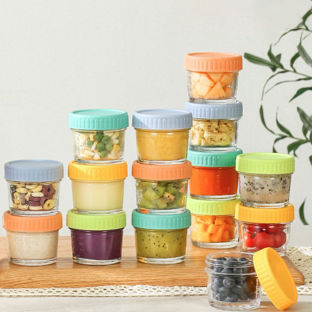 6 قطعة برطمان طعام للأطفال زجا - مراجعة Sauce Dipping Cup وسعره