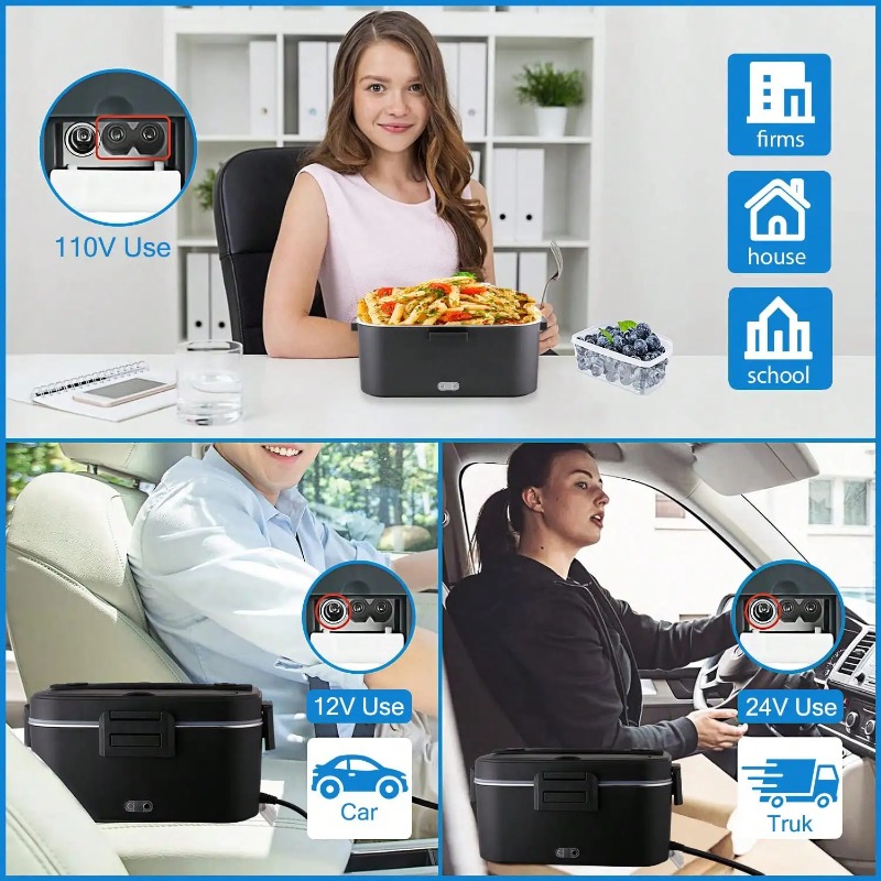 صندوق غداء كهربائي مُدفأ بقوة  - مراجعة Meal Prep Bag وسعره