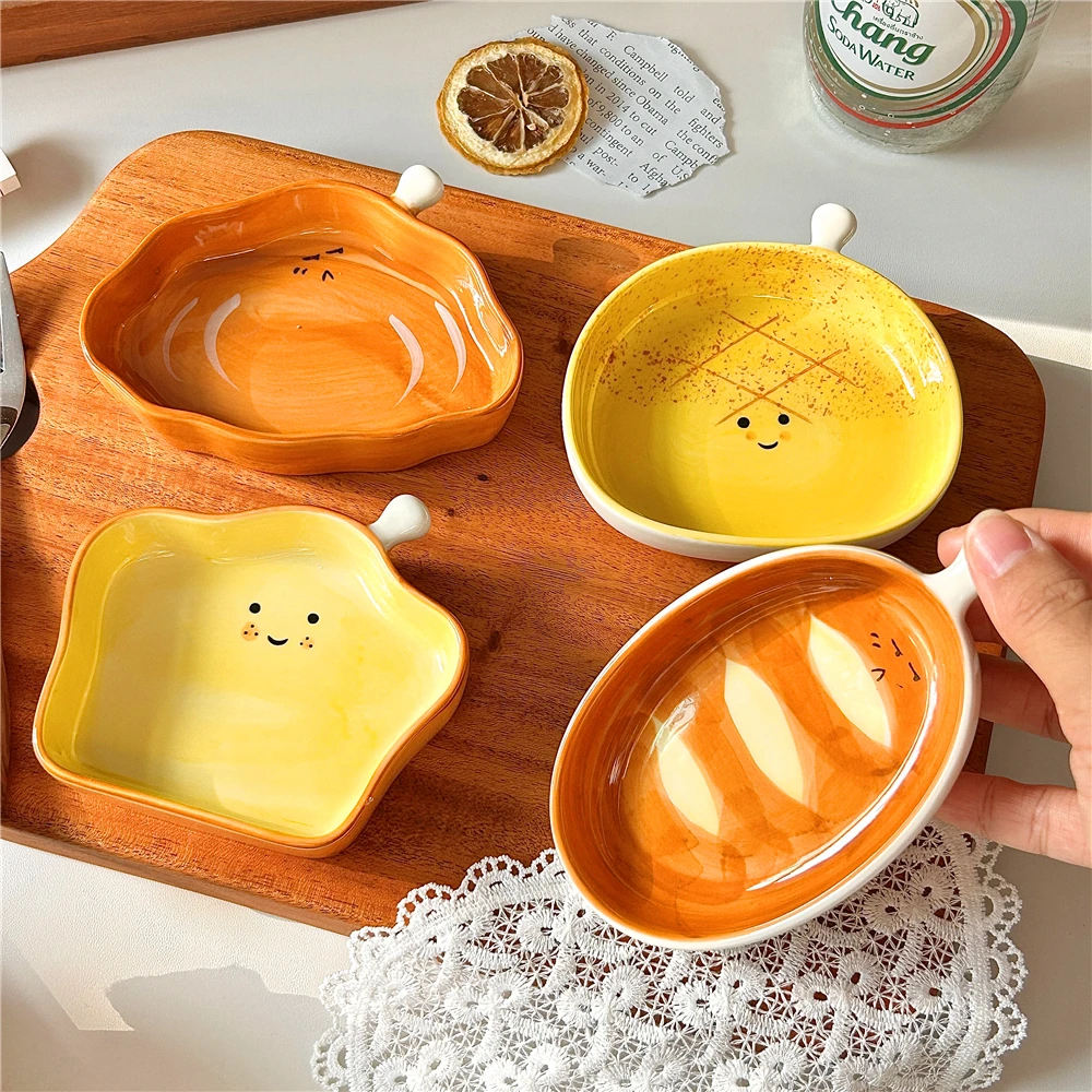 طبق سيراميك على شكل خبز مبتكر، - مراجعة Sauce Dipping Cup وسعره