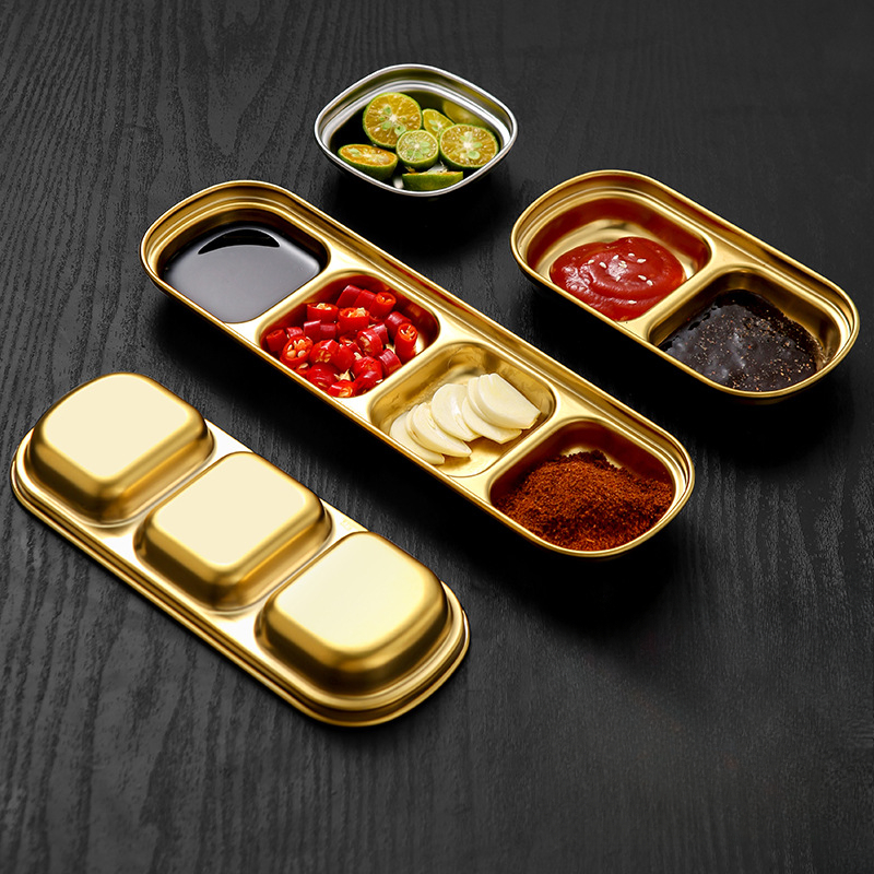 الفولاذ المقاوم للصدأ مقسمة تر - مراجعة Sauce Dipping Cup وسعره