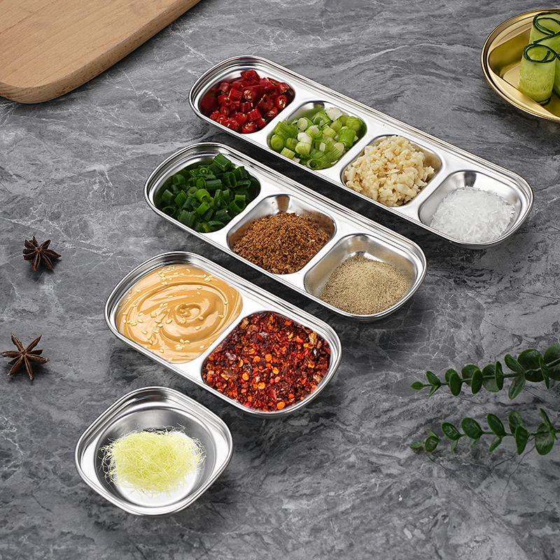 الفولاذ المقاوم للصدأ مقسمة تر - مراجعة Sauce Dipping Cup وسعره